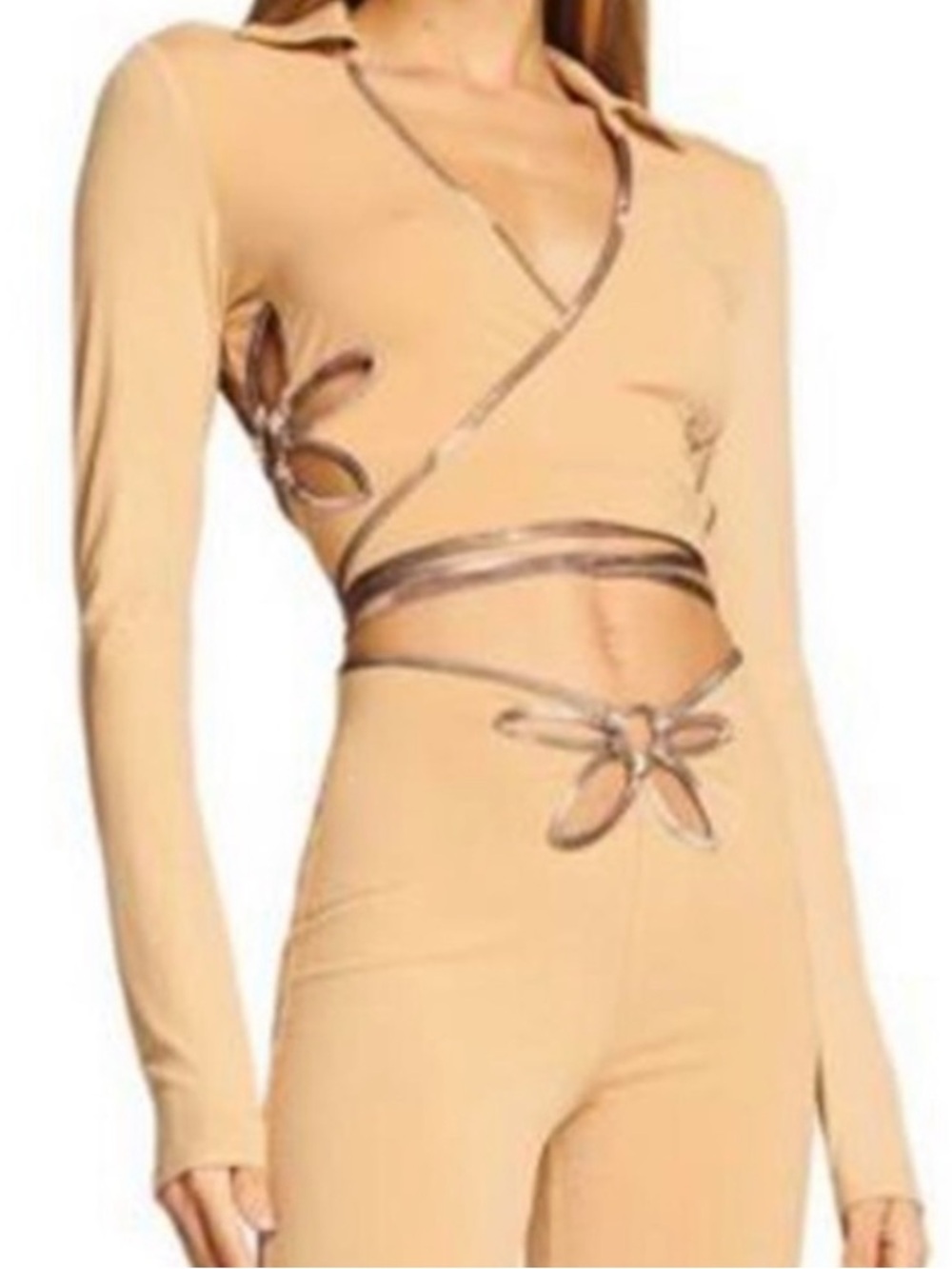 I.AM.GIA Renalee wrap top